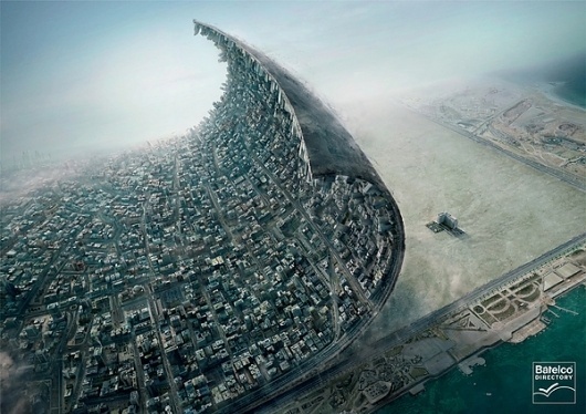 BATELCO DIRECTORY on the Behance Network #fold #city #map #directory #location #surreal
