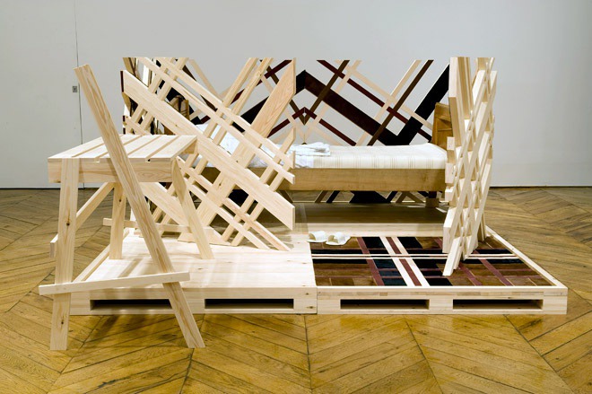Crate Series by Studio Makkink and Bey | Blue Ant Studio #bed #interior #openplan