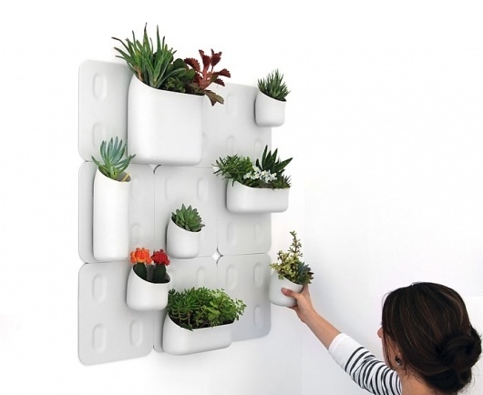 Urbio VerticalÂ Garden - TheDieline.com - Package Design Blog #garden #spots #plants #green