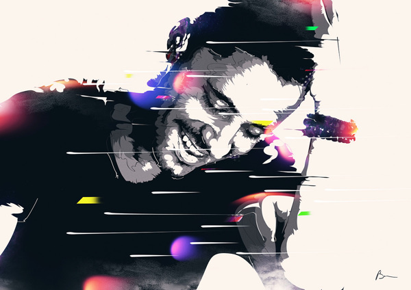 On the Wall - Collection of Daily Illustrations by Bram Vanhaeren #creative #collection #design #graphic #illustrations #digital #art