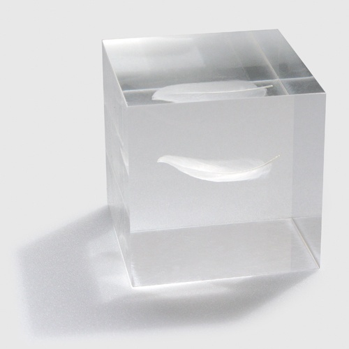 sculpture #glass #cube