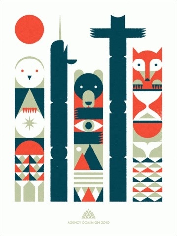FFFFOUND! | Doublenaut | Work: Posters: Agency Dominion #design #graphic
