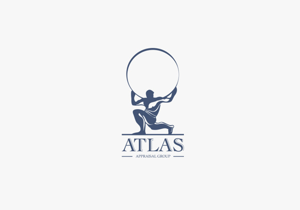 Atlas Appraisal Group #mark #logotype #agency #brand #real #vintage #logo #estate #bratus