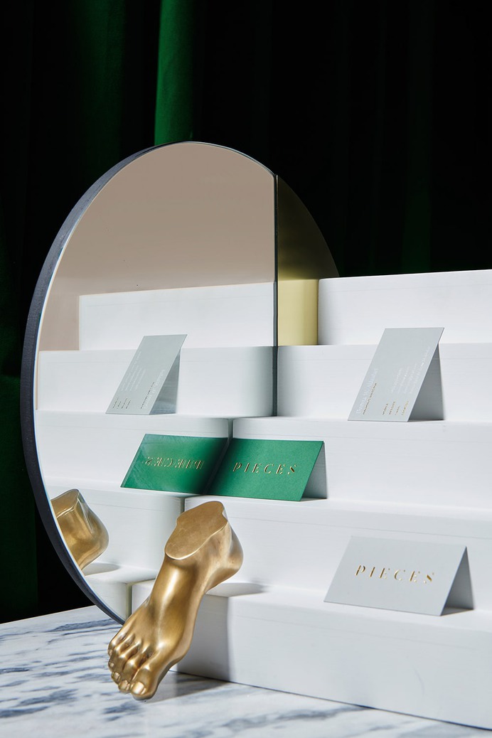 Pieces Corporate Design - Mindsparkle Mag Ryan Romanes Studio designed Pieces Corporate Design. #logo #packaging #identity #branding #design #color #photography #graphic #design #gallery #blog #project #mindsparkle #mag #beautiful #portfolio #designer