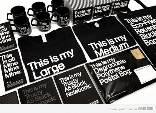 9GAG - This is my post. #typography