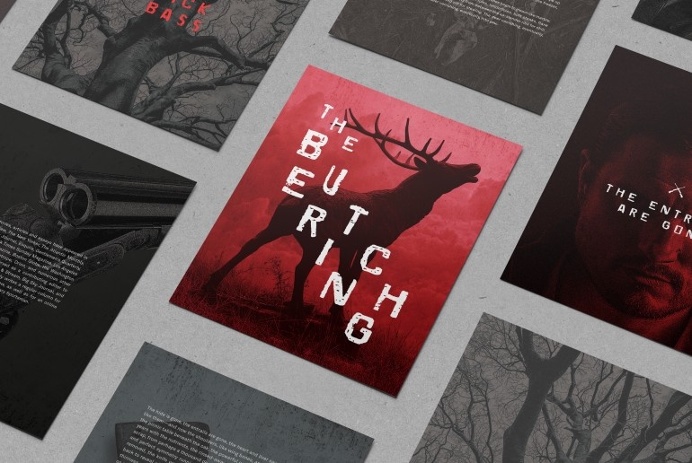 The Butchering by Ashwin Kandan #blood #butchering #print #typography #horror #scary #shwin