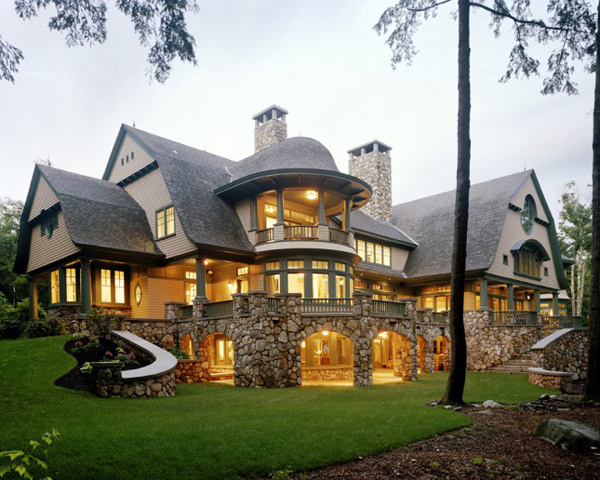 Light on House Front View #architecture