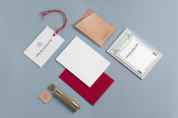 Ada Blackjack #branding #design #graphic #identity #stationery