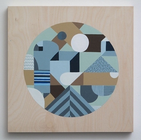 JESSE BROWN - Painting C #illustration #geometric