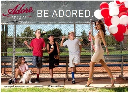 AdoreNightclub Miami #branding #adore #dogs #advertising #nightclub #kids