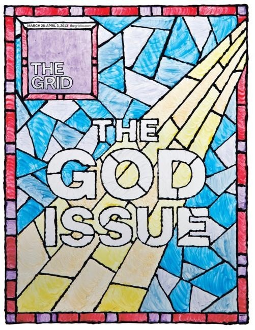 The Grid (Canada) #cover #glass #stain #magazine