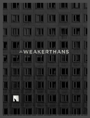 Aesthetic Apparatus: THE WEAKERTHANS — Designspiration #bw