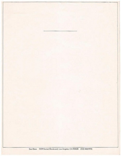 Interesting Letterhead Designs | Letterheady #bass #saul #letterhead