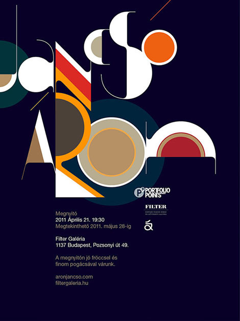typography poster color