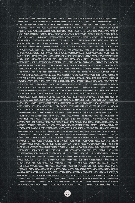 An Irrational Number #math #print