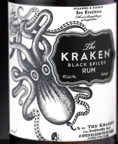 Stranger Kraken #package #rum #label #kraken