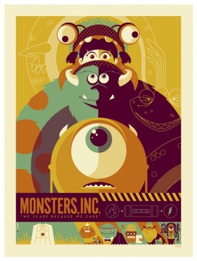 Tumblr #mosters #tom #illustration #inc #poster #whalen