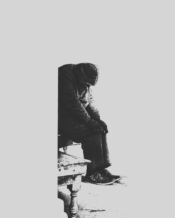 Kensington Gardens (Fixes Everything) by Eyeone, 2016 #eyeone #mixedmedia #printmaking #art #homelessness