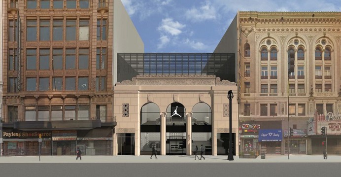 Jordan Brand plans flagship store in DTLA (with rooftop basketball court)