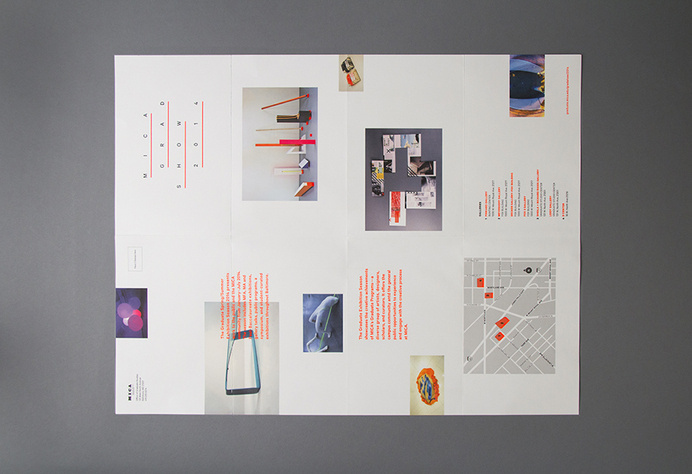 Brochure design idea #336: MICA Grad Show 2014 Â Â | Â Â View on Behance This year-long project pulled together content from...
