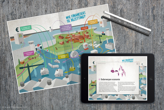 Folder/interactieve pdf met infographic voor UCP | design by The Ad Agency, www.theadagency.nl | #interactive #infographic #design #graphic #illustration #ngo #folder