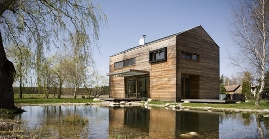 Architecture Photography: House in Bohumilec / mimosa architekti - House in Bohumilec / mimosa architekti (151759) – ArchDaily #timber #house #by #architecture #lake