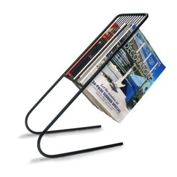A refreshing take on magazine racks, the Float Magazine Rack elegantly hangs your magazines in an easy-to-find manner. #product #furniture #design #home