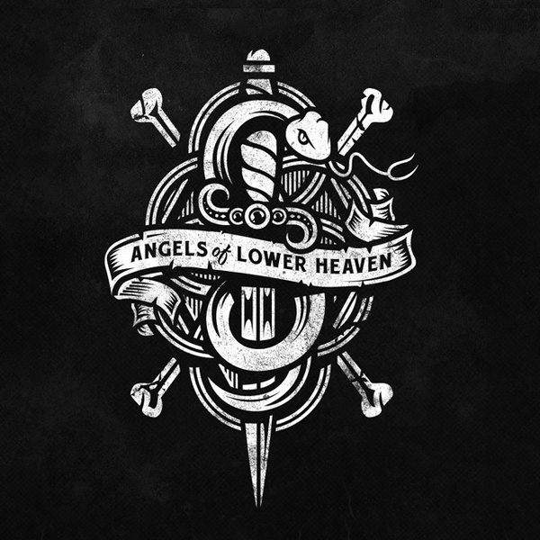 Dark Prayers Dan Gretta #white #illustrative #gretta #dan #black #logo