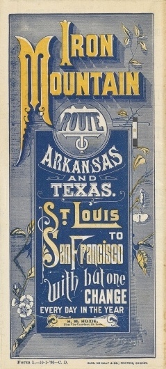 iron_mountain_rail.jpg (1086×2400) #railroad #advertisement #type #antique #typography