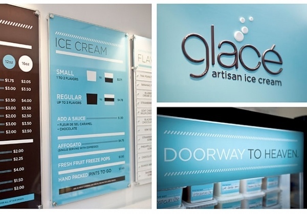Glacé Artisan Ice Cream | Identity Designed #idea #branding