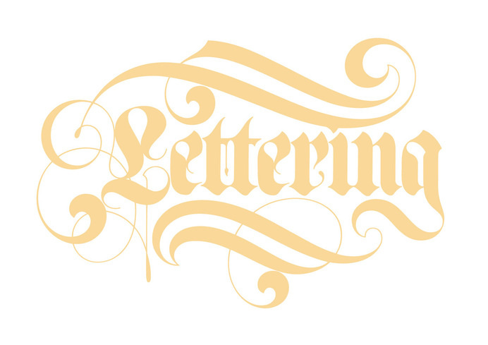 Ian Brignell – HeyThere #calligraphy #lettering #swash #custom #type #blackletter
