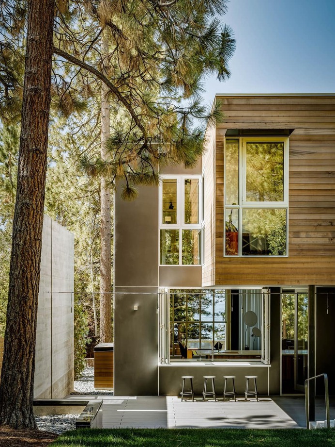Burnt Cedar Residence by Faulkner Architects