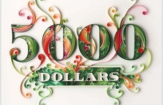 Amazing Paper Typography | Abduzeedo | Graphic Design Inspiration and Photoshop Tutorials #paper #typography