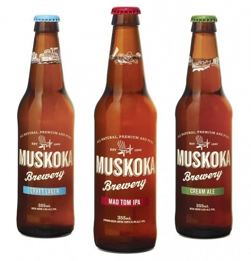 Muskoka Brewery : Lovely Package . Curating the very best packaging design. #brewery #muskoka