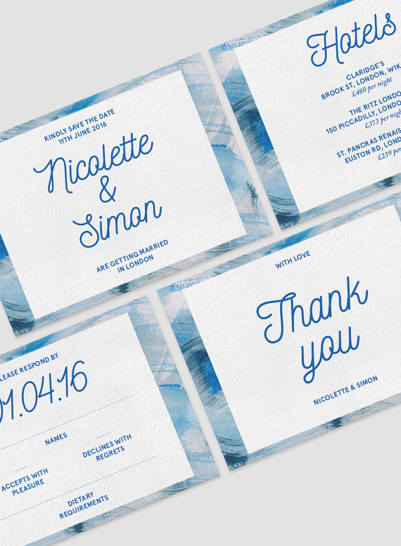 #wedding #invitation #watercolour #typography #minimalist #contemporary #designer #paper #craft