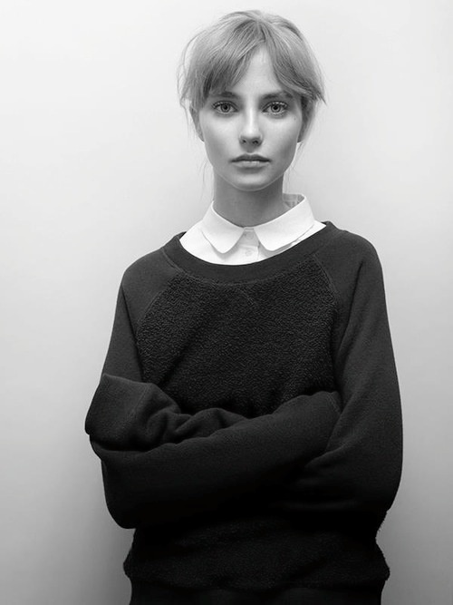 girl, collar, photo