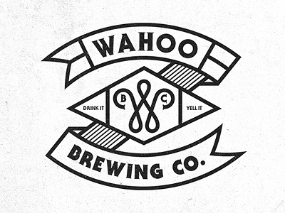 Dribbble - Wahoo Brew. Co. 03 by Pavlov Visuals #beer #white #one #drink #color #black #pavlov #wahoo #brewing #yell #and #visuals