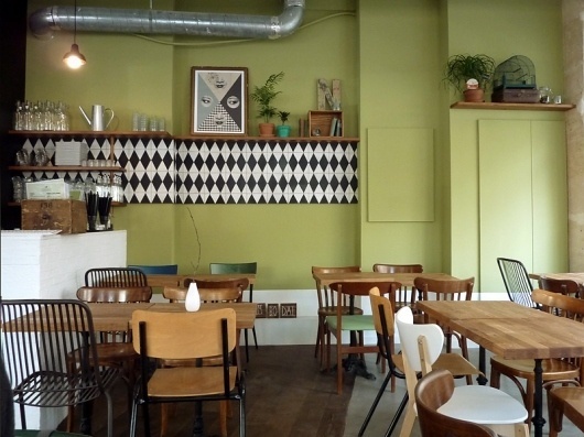 ( Ma + Chr ) Creative Design Studio / Atelier de création graphique #interior #machr #design #restaurant #cafe