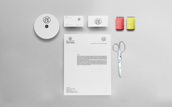 Mercería "LA SUPER" on Behance #super #haberdashery #mercera #la #logo