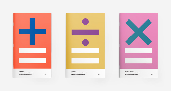 Mathematics Workbooks For Kids Design/Illustration by © mkn-design – Michael Nÿkamp