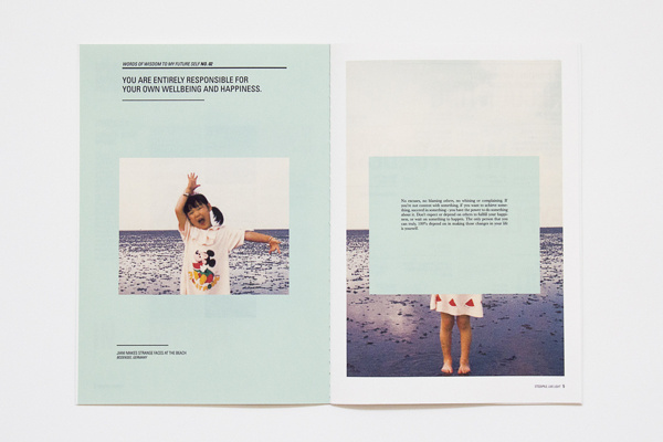 To My Future Self (D&AD New Blood) on Behance #layout