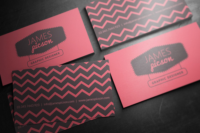 Creative Clean Business Card for Designer