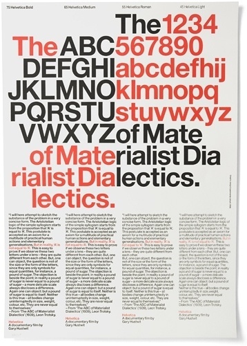 Helvetica / Hustwit - Experimental Jetset #experimental #grid #poster #jetset #helvetica #typography