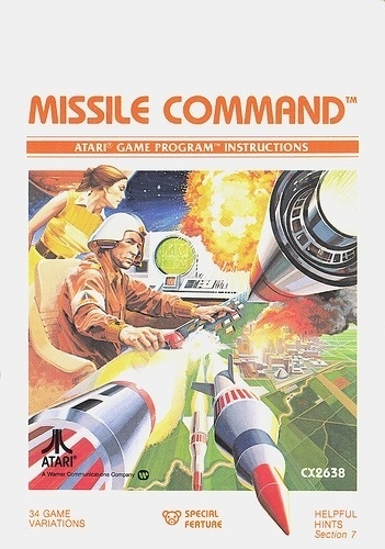 Atari - Missle Command | Flickr - Photo Sharing! #games #video #illustration #manual #booklet
