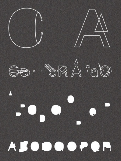 COUNTER ATTACK / LEARD #white #black #counter #poster #and #helvetica #typography