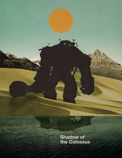 Shadow of the Colossus on yay!everyday #monsters #minimal #poster