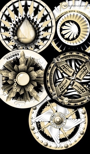 EMPP Graphics » Blog Archive » Connaisseur Supérieur #labels #maximilian #vinyl #pfisterer #illustration