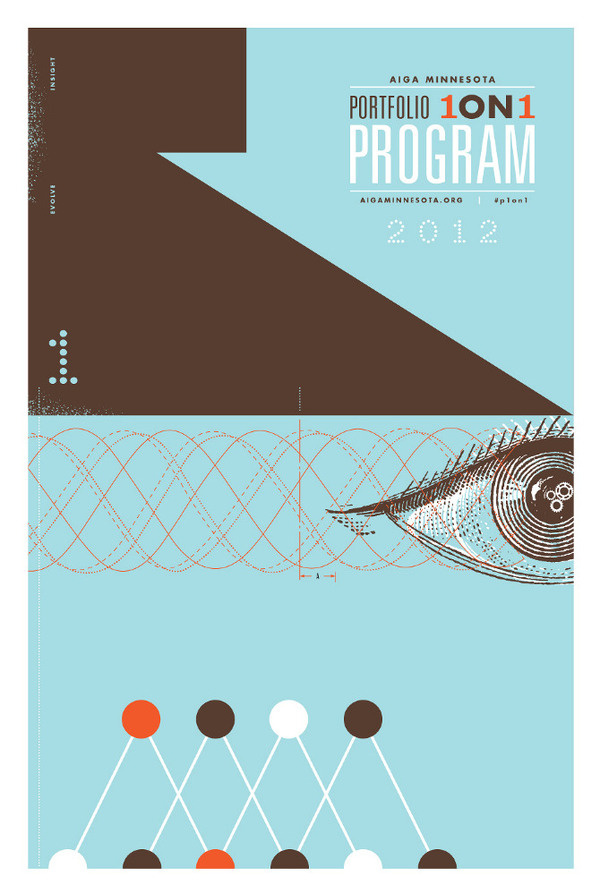 AIGA Portfolio 1ON1 DaviesGarage #portfolio #graphic #poster