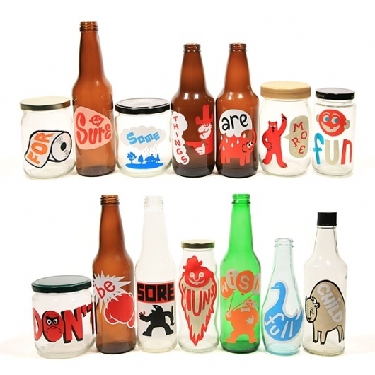 Visual : : chrisvonszombathy.com #chris #szombathy #illustration #bottles #von