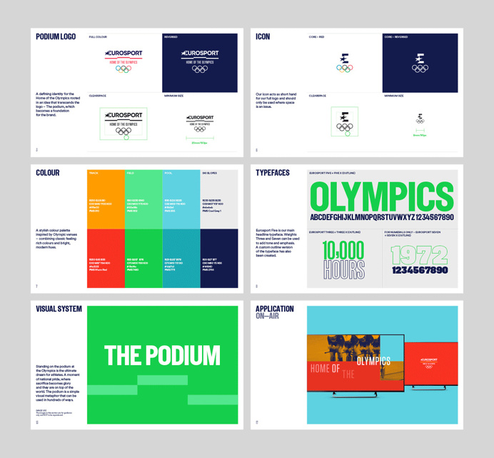 New Logo, Identity, and On-air Look for Eurosport Olympic Coverage by DixonBaxi